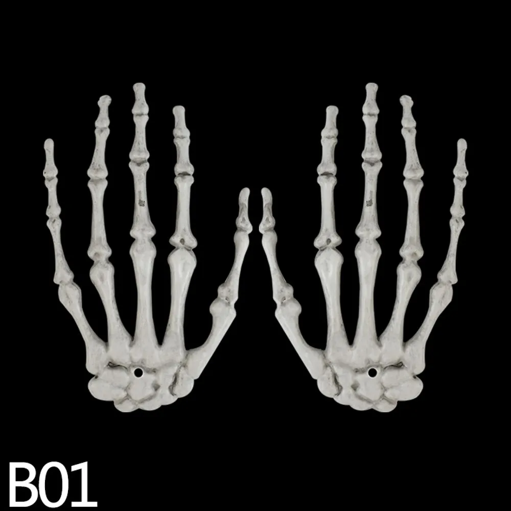 1 Pair Halloween Skeleton Hand Paw Skeleton Hand Bone Ornaments