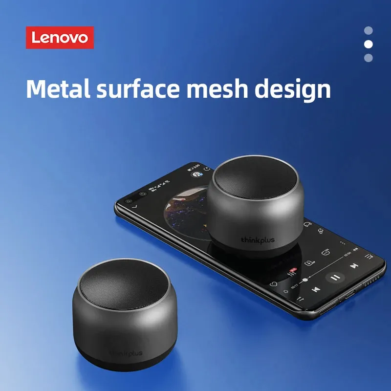 100% Original Lenovo K30 Portable Hifi Bluetooth Wireless Speaker Waterproof USB Outdoor Loudspeaker Music Surround Bass Box Mic