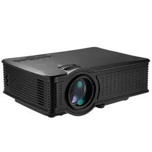 1800 Lumens Home Theater Projector with Remote | Supports AV, USB, VGA, HDMI | Black