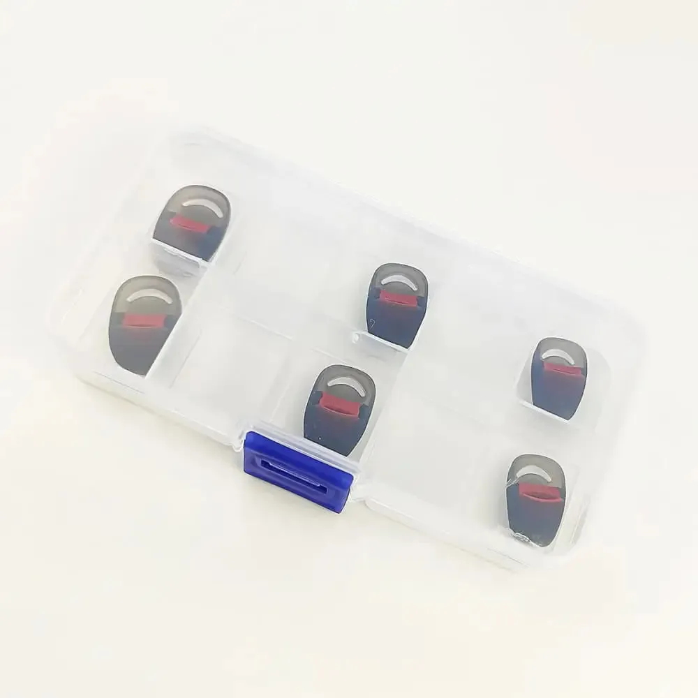 2pcs Anti-drop Silicone Ear Tips for Kingston Hyperx Cloud Earbuds