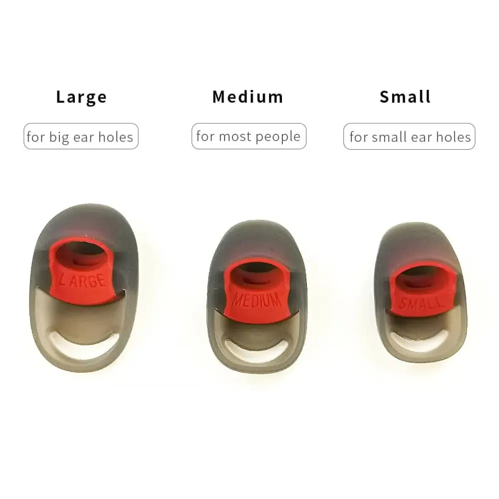 2pcs Anti-drop Silicone Ear Tips for Kingston Hyperx Cloud Earbuds