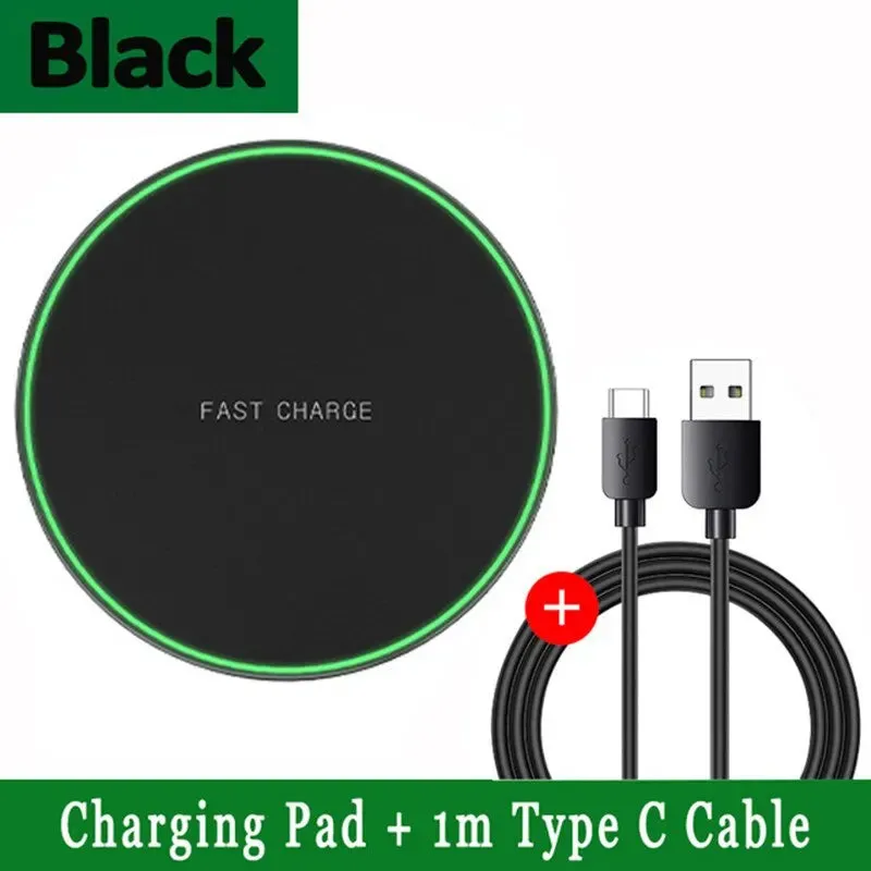 30W Wireless Charger Pad Stand for iPhone 15 14 13 12 11X8 Samsung Xiaomi Phone Chargers Induction Fast Charging Dock Station