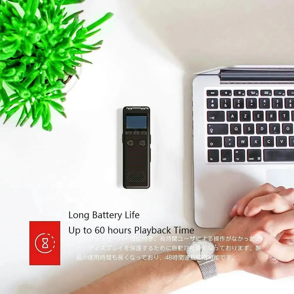 32g 64gb 128g Portable V30 Digital Voice Audio Activated Hifi Mp3 Recorders