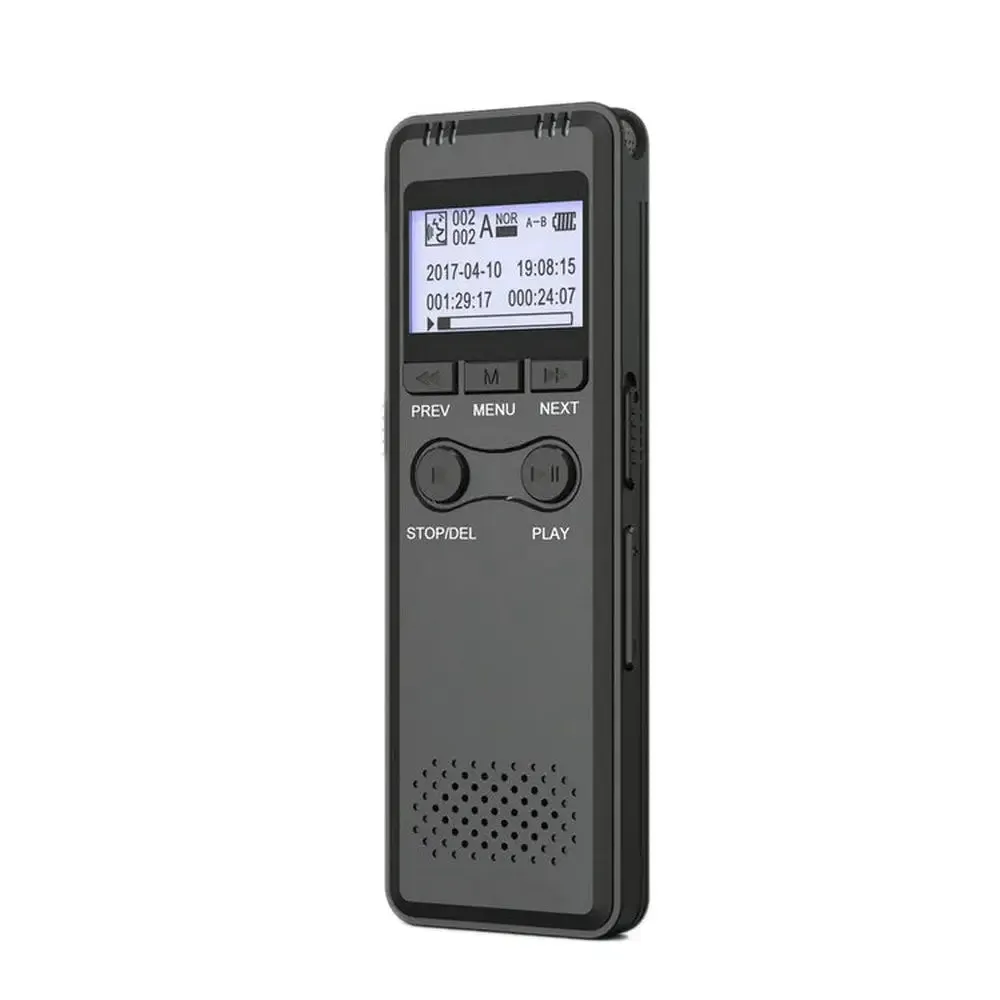 32g 64gb 128g Portable V30 Digital Voice Audio Activated Hifi Mp3 Recorders