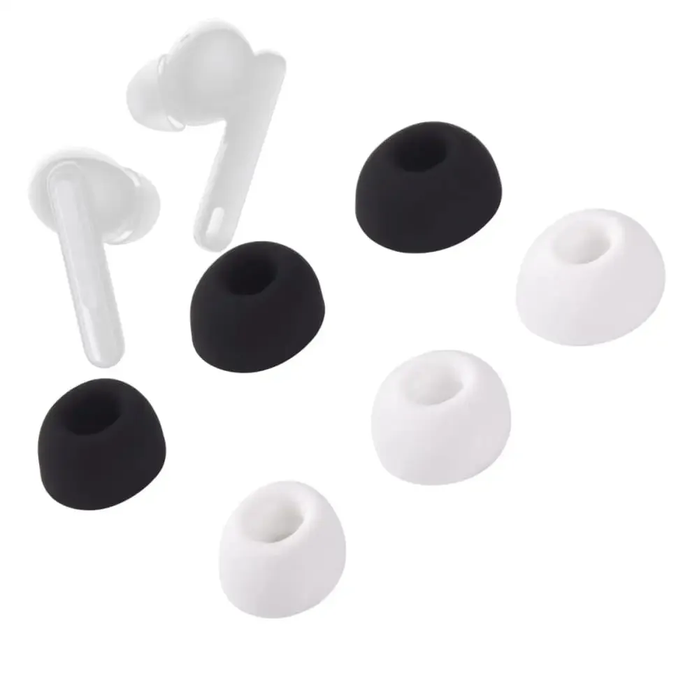 6pcs Noise Reduction Oval Mouth Silicone Ear Tips for Oppo Enco Free 2 2i Enco x W51 Tws Earphone