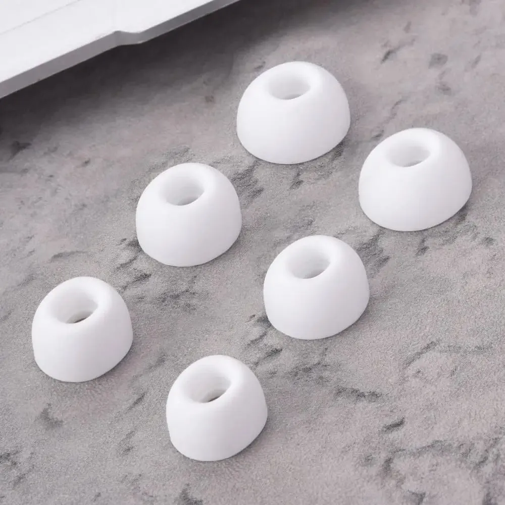 6pcs Noise Reduction Oval Mouth Silicone Ear Tips for Oppo Enco Free 2 2i Enco x W51 Tws Earphone