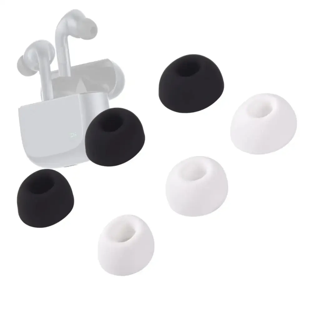 6pcs Oval Mouth Silicone Ear Tips for Zmi Purpods Pro Tws Earphones