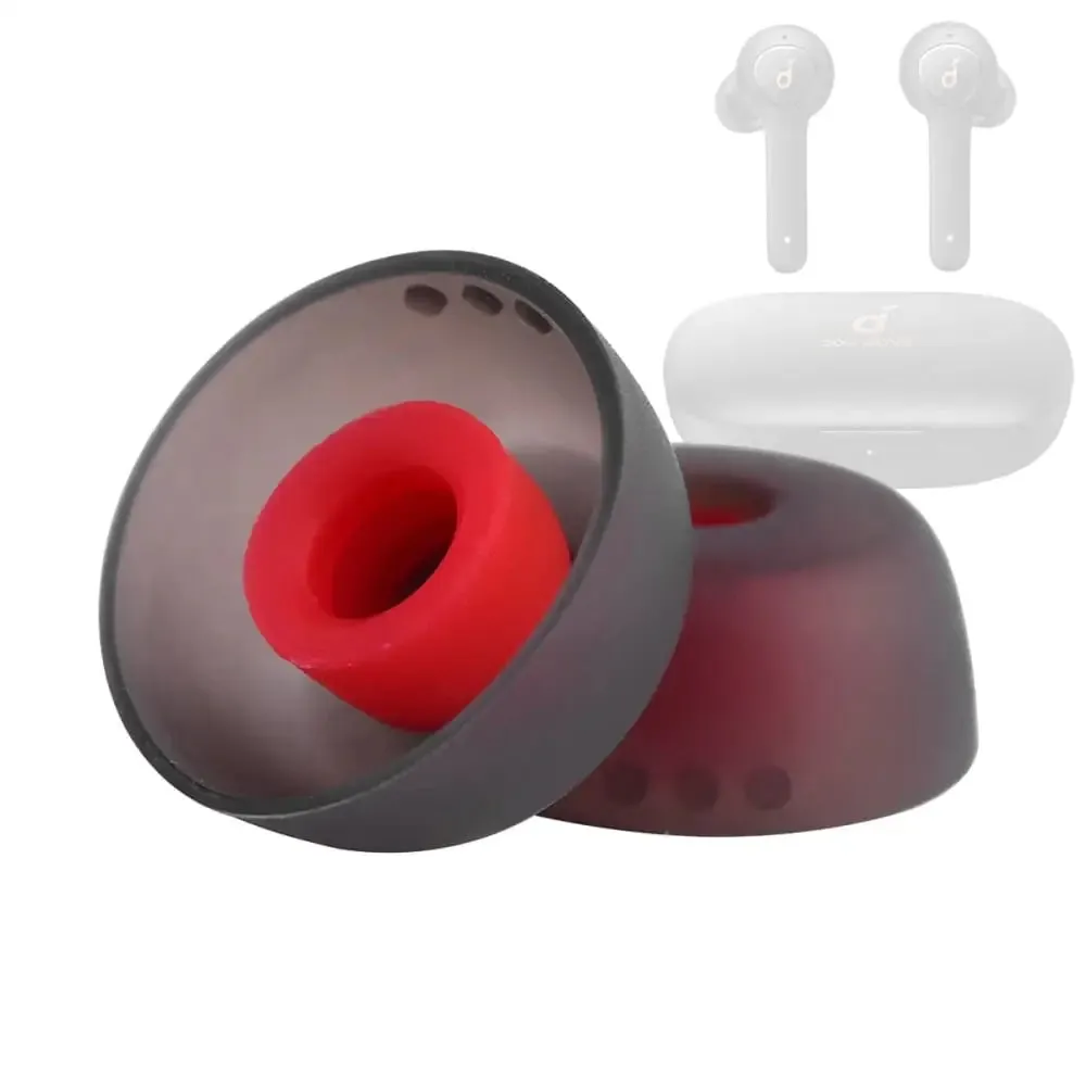 6pcs Silicone Ear Tips for Anker Soundcore Life P2 P3 Soundpeats T2 T3 Anc Earphones