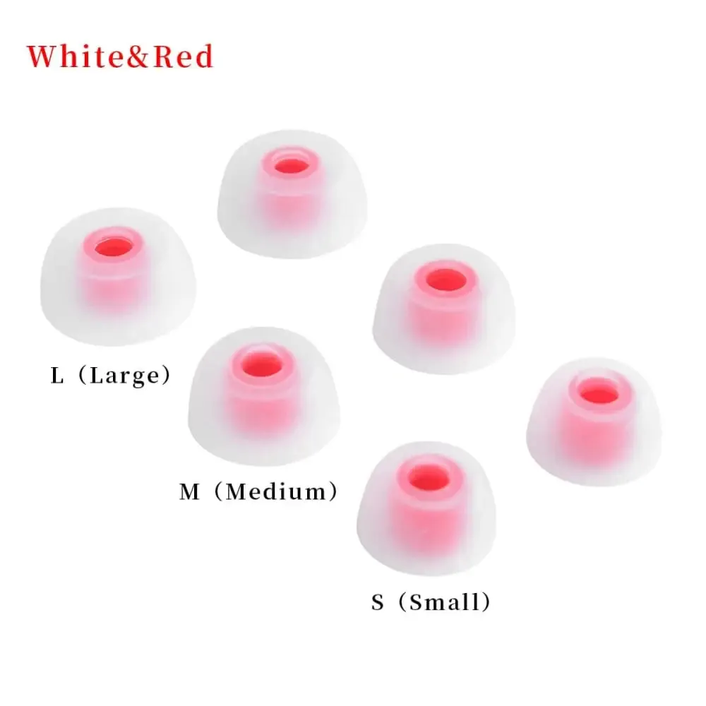 6pcs Silicone Ear Tips for Anker Soundcore Life P2 P3 Soundpeats T2 T3 Anc Earphones
