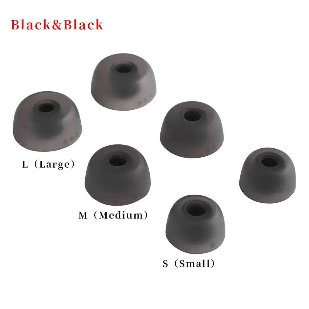 6pcs Silicone Ear Tips for Anker Soundcore Life P2 P3 Soundpeats T2 T3 Anc Earphones