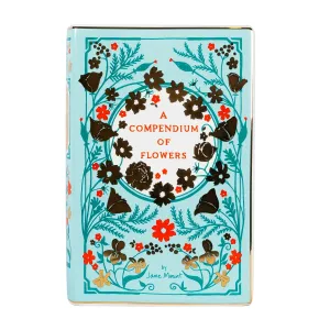 Compendium Of Flowers Ceramic Book Vase