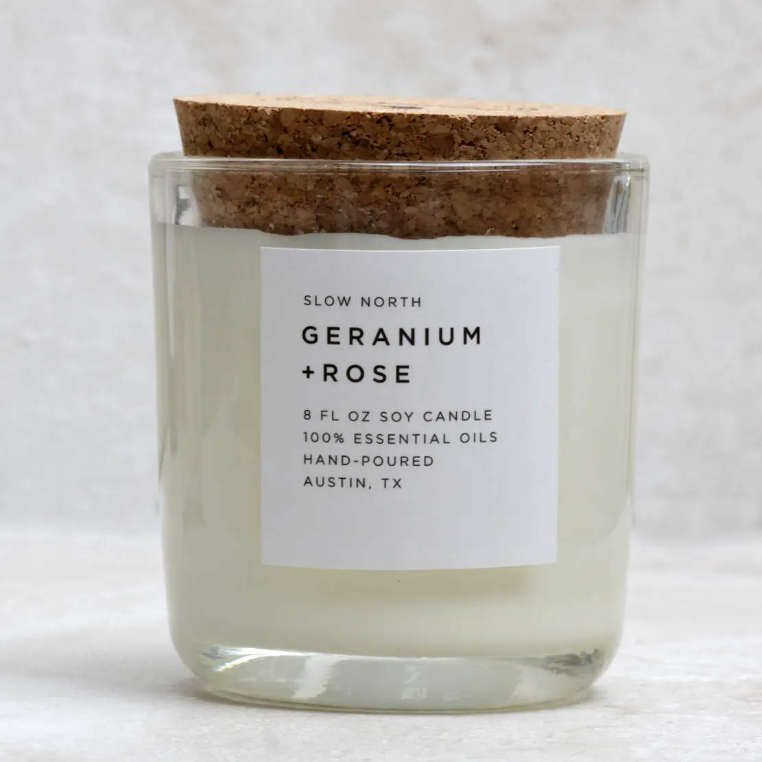 Geranium   Rose Candle
