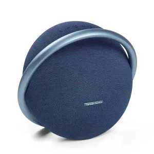 Harman Kardon Onyx Studio 7 Portable Stereo Bluetooth Speaker with 8 Hours Playtime and Wireless Dual Sound (Blue)