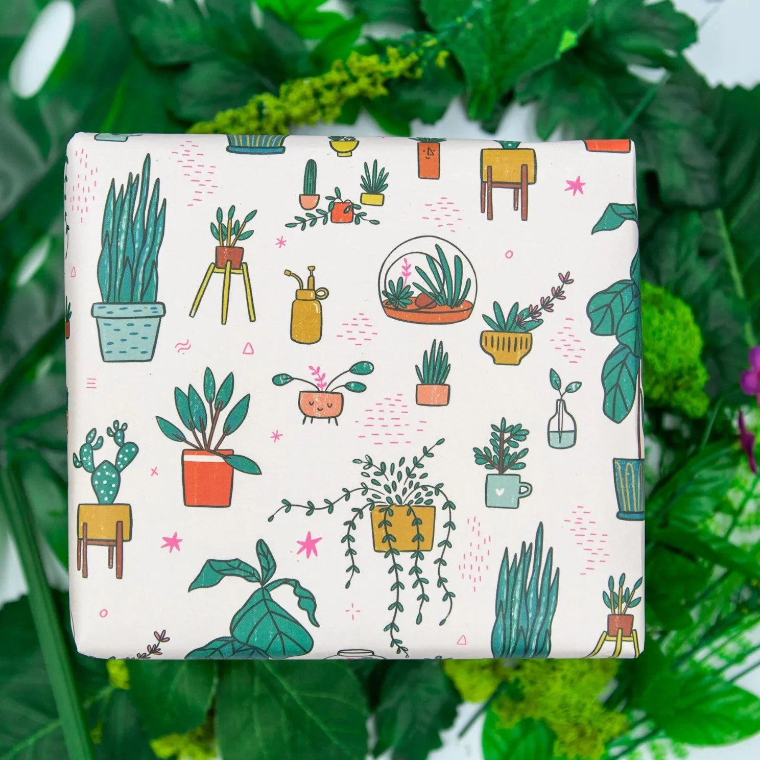 House Plants Gift Wrap (Roll of 3)