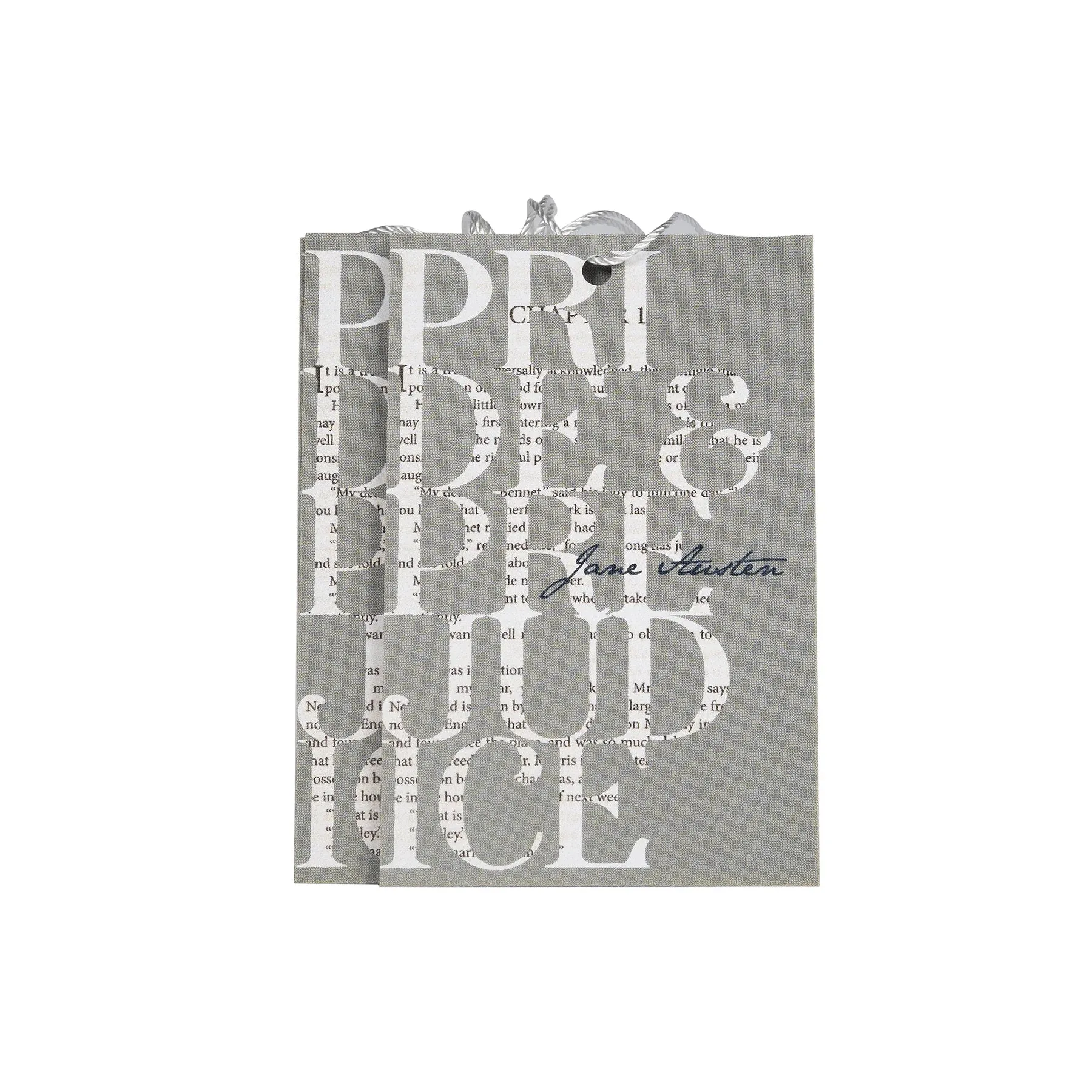 Jane Austen Typography Wrapping Paper - Pack of 6 sheets