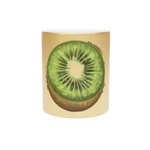 Kiwi Metallic Mug (Silver / Gold)