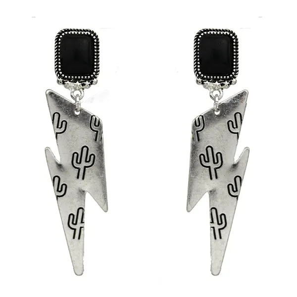 Lollie Lighting Bolt Fashion Earrings