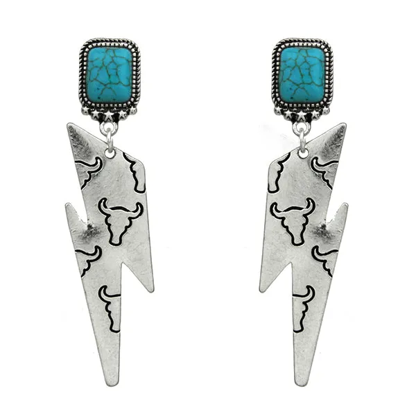 Lollie Lighting Bolt Fashion Earrings