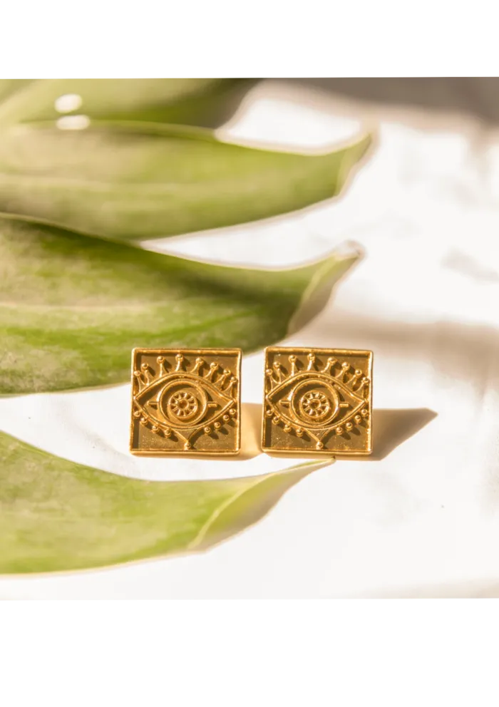 Michelle Alexander 'Aletheia' Evil Eye Earrings