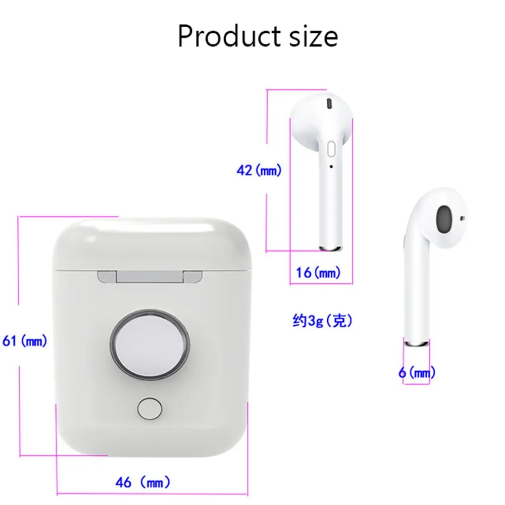 N1 TWS Wireless headphones bluetooth 5.0 Stereo Finger Spinner Earphone key control headset Light display Earbuds Reduce stress