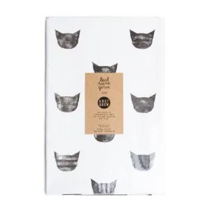 Newsprint Gift Wrap Black Cats