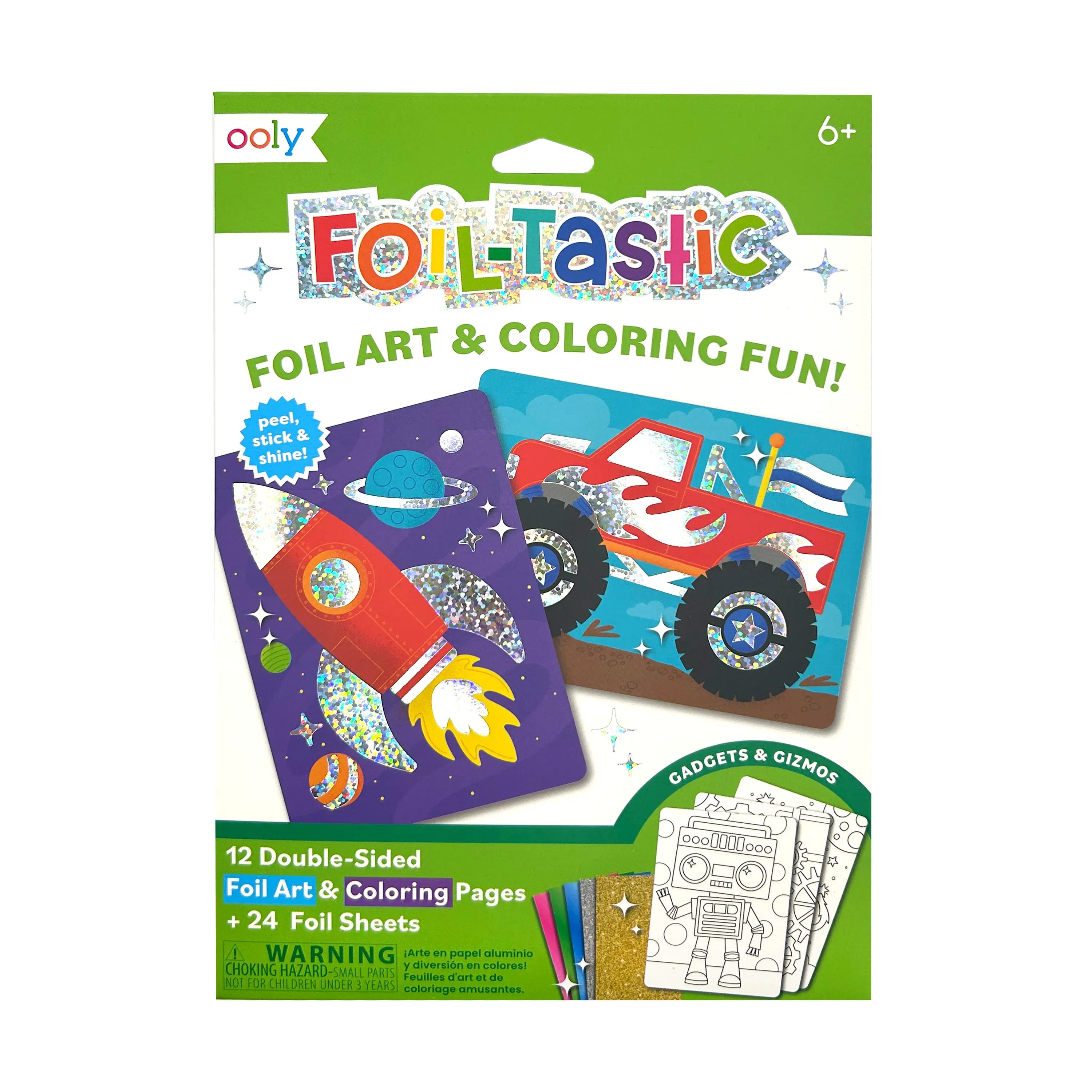 OOLY - Foil-tastic Foil Art Kit: Gadgets & Gizmos