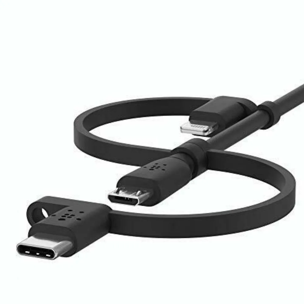 [OPEN BOX] BELKIN 3-in-1 Universal Charging Cable - Black
