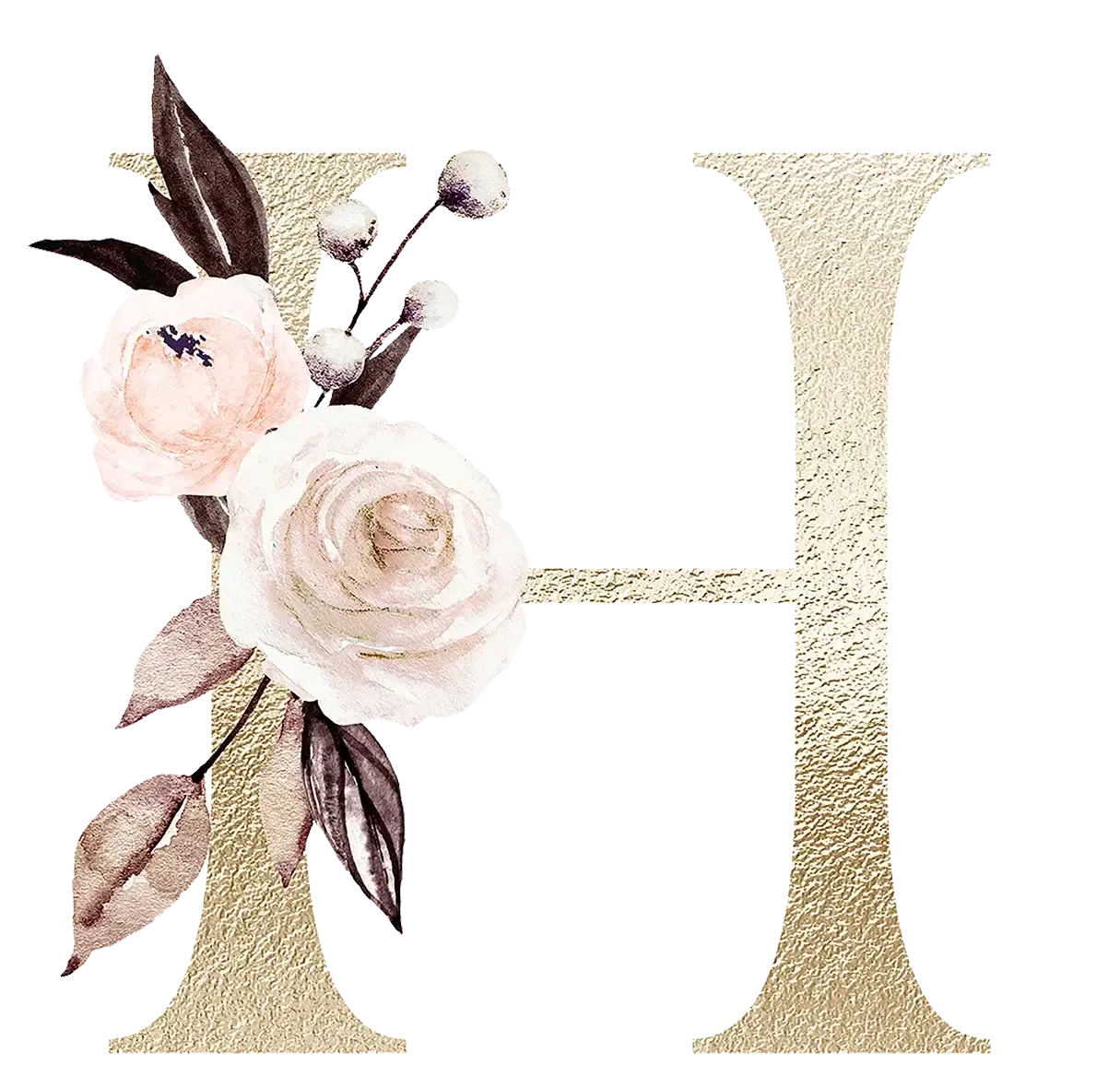 Personalized Floral Print Initial Name Mugs