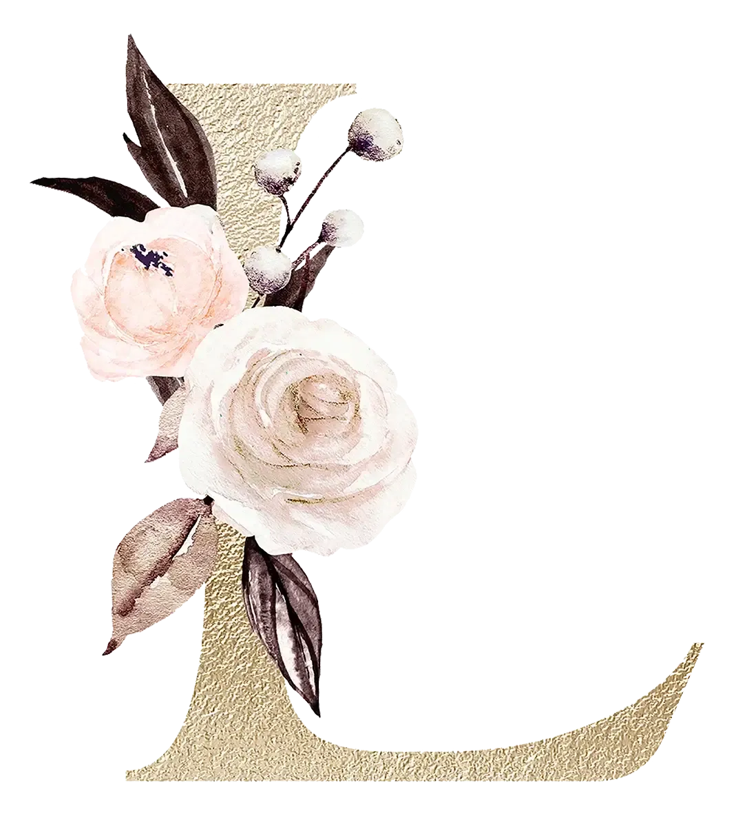 Personalized Floral Print Initial Name Mugs