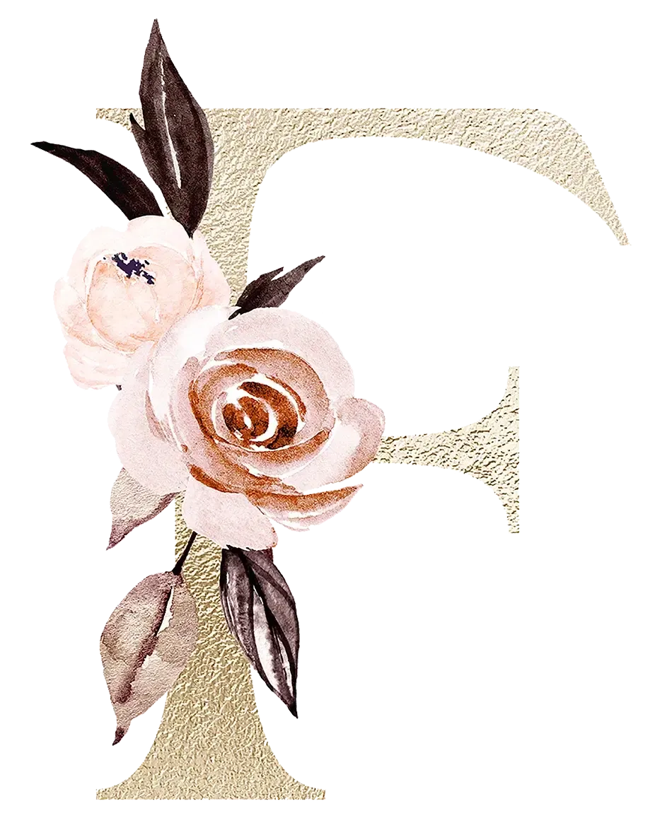 Personalized Floral Print Initial Name Mugs
