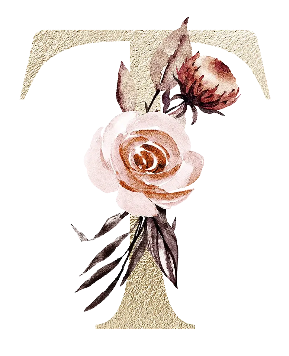 Personalized Floral Print Initial Name Mugs