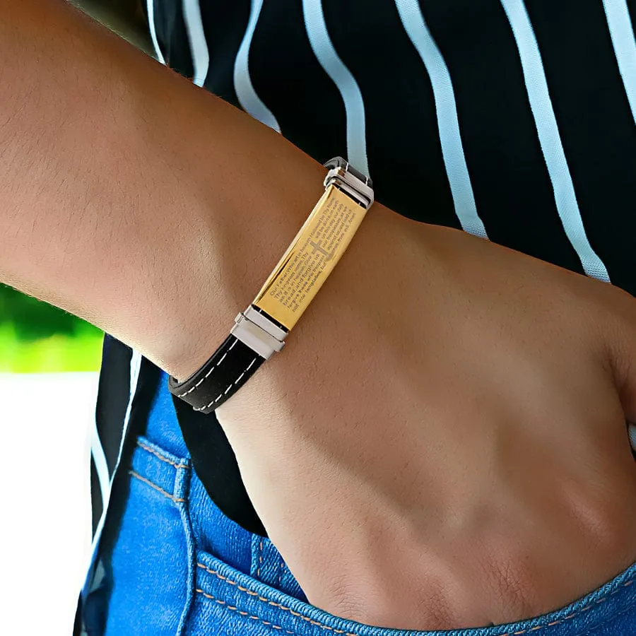 Personalized 'Our Father Prayer' Bracelet