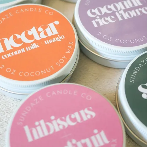 Sundaze Nectar | 2 oz Travel Candle | Coconut/Soy Wax