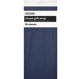 Tissue Gift Wrap Sheets - Navy Blue